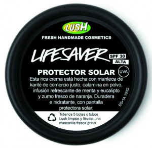 Protectores solares de LUSH 