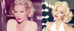 Gwyneth Paltrow y Candice Swanepoel de Marilyn Monroe 