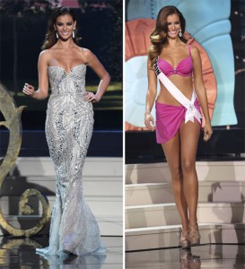 Desirée Cordero en la gala Miss Universo 2015 
