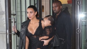Kim Kardashian con su hijo 