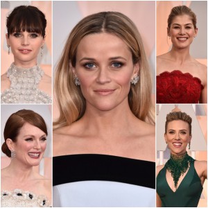 fotos de algunos maquillaje de los Premios Oscar 2015 