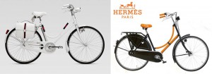 Bicicletas de Gucci y Hermès 