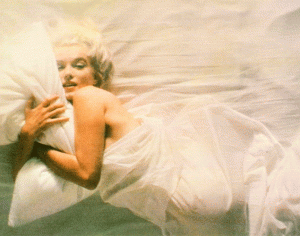 Marilyn Monroe en la cama
