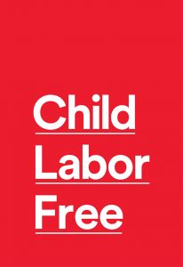 Etiqueta libre de esclavitud infantil