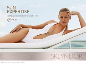 anuncio Sun Expertise de Skeyndor
