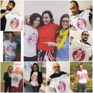 La diseñadora Elena Batista lanza una Camiseta Solidaria para la Lucha Contra el Cáncer de Mama
